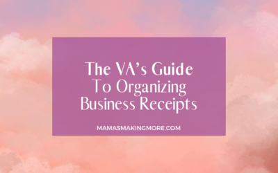 Episode 21 The VA’s Guide To Receipt Organization